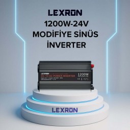 Lexron 1200W 24v Modifiye Sinüs İnverter Lexron 1200W 24v Modifiye Sinüs İnverter